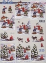 3D Schneidebogen Schneemann, Kinder