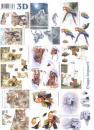 3D Schneidebogen Tiere klein