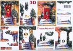 3D Schneidebogen Weihnachtstüre