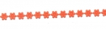 Blümchenband selbstklebend orange