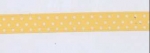 Band mit Punkten gelb-weiss