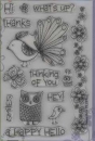 Clear Stamp happy hello