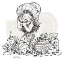 Clear Stamp Sarah Kay, Josephine, Wassermelonenfeld