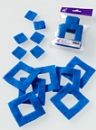 Nadelflies Squares brillantblau