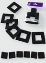 Nadelflies Squares schwarz