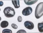 Glaswachsperlenmix türkis