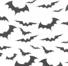 Laternenfolien-Zuschnitt Halloween, Fledermäuse