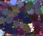 Pailletten Kleeblätter bunt