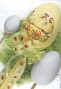 Kunststoff-Eier / Plastik-Eier  (ohne Hals) weiss