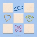 Embossing-Schablone (Block) Liebe / Hochzeit