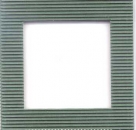 Schüttelkarte Quadrat Welle dunkelgrün