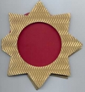 Schüttelkarten-Set Stern Welle gold