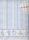 Scrapbookingpapier Baby blau