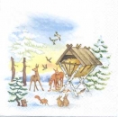 Serviette Futterkrippe