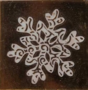 Stempel Schneeflocke