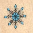 Stempel klein Schneeflocke