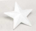 Styropor-Stern kantig